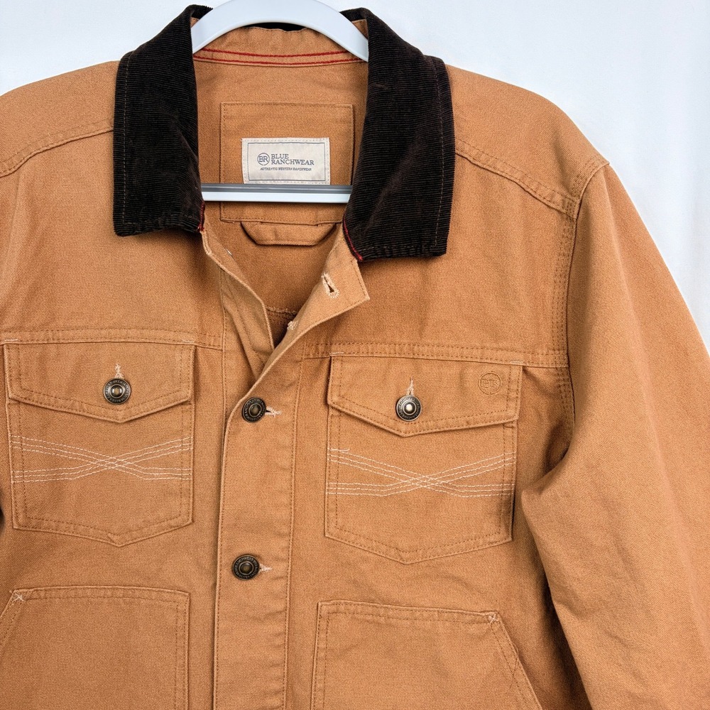 Blue Ranchwear Canvas Jacket Large‎ Rust New With Tags - Picture 2 of 10